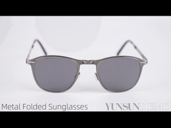 Multi-functional folding sunglasses offer UV protection, anti-glare features, and a foldable design,