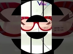 AS104 Square Eye Shape Acetate Frame Sunglasses for Women 100% UV Protection