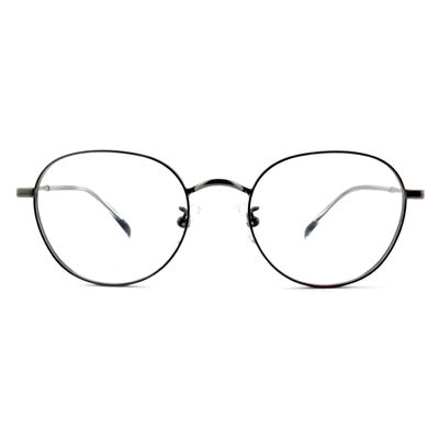 Good price FM2571 Stainless Optical Eyeglasses Frames , Unisex Full Rim Round Frame online