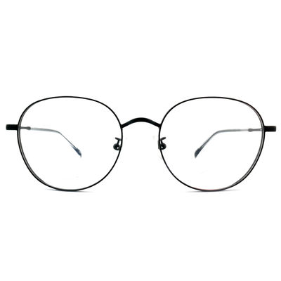 Good price FM2574 Acetate Optical Metal Frame Full Rim Round Customized With Temple online