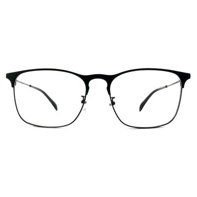 Good price FM2591 Unisex Optical Metal Frame Square Eyewear Customized With Spring Hinges online