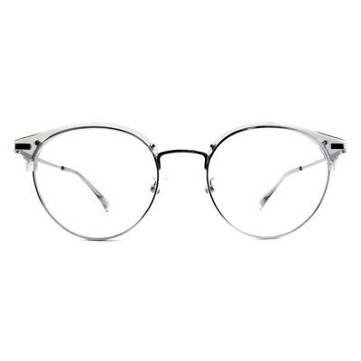 Good price FP2714 Fashionable Acetate And Metal Eyeglasses , Round Unisex Full Frame Spectacles online
