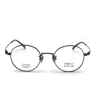 Good price TD069 Lightweight Titanium Frame for Round Eyewear Superior Material online
