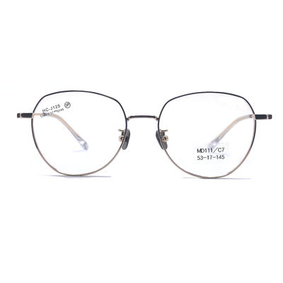 Good price MD111 Stainless Steel Metallic Optical Frames Durable Frame Size 53-17-145 online