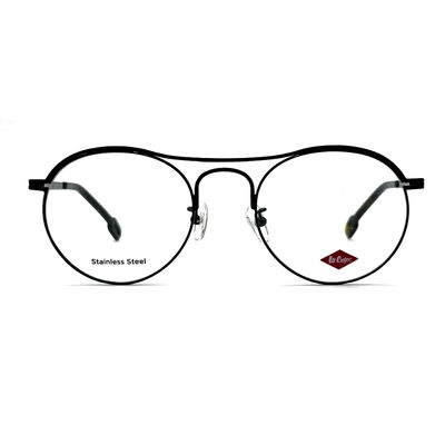 Good price FM7124 Round Top Bar Stainless Steel Womens Optical Frames For A Timeless Chic Look online
