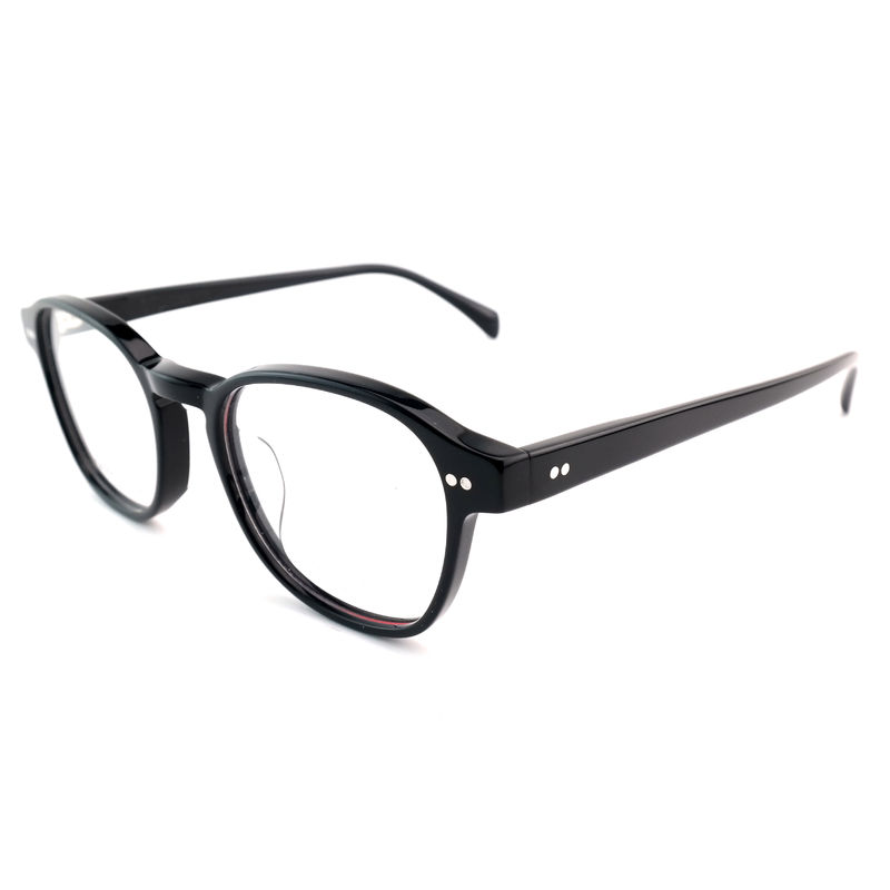 FP2616 Trendy Acetate Optical Frame Unisex Full Rim Round Customized Color