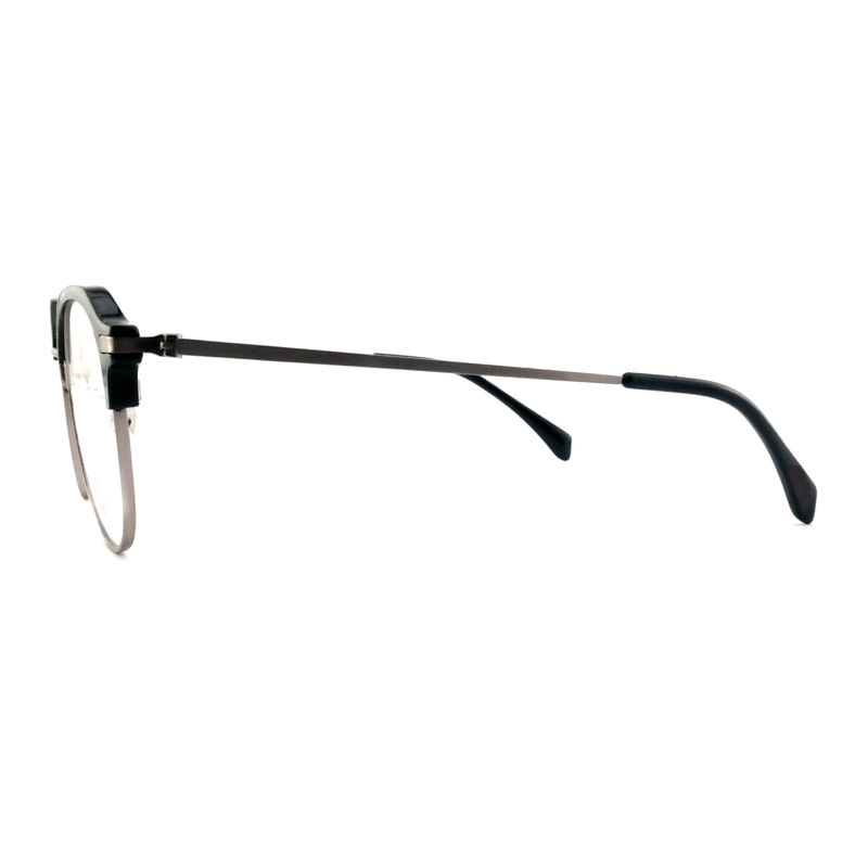FP2713 Vintage Round Acetate Metal Glasses Unisex Lightweight Spectacle