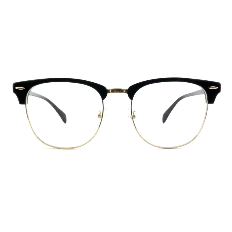 FP2648 Classic Acetate Metal Glasses Vintage Square Unisex Frames Eyewear