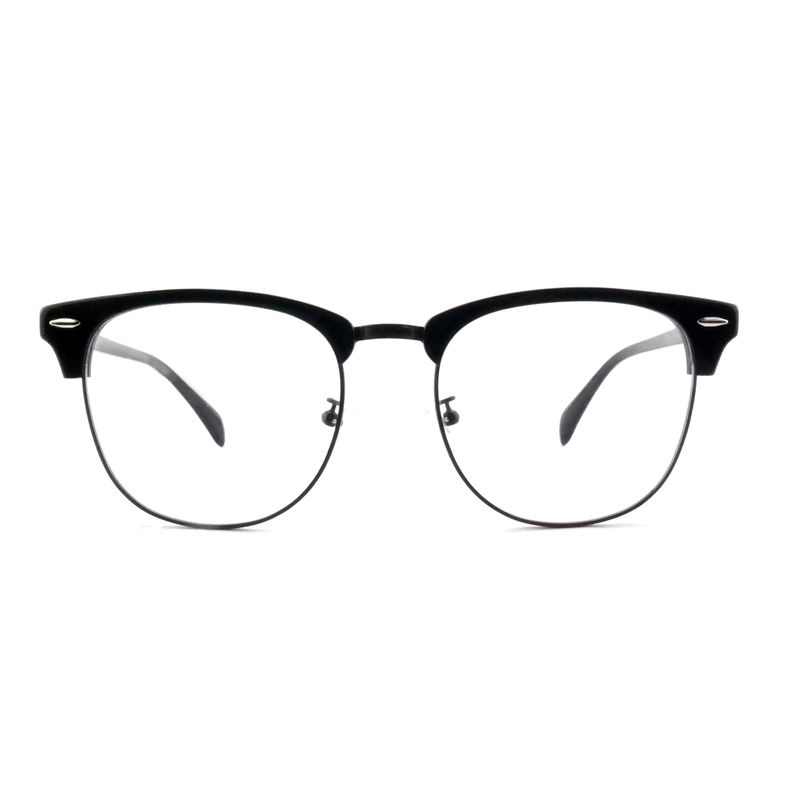 FP2648 Classic Acetate Metal Glasses Vintage Square Unisex Frames Eyewear