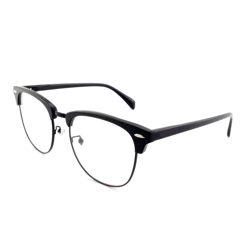 FP2648 Classic Acetate Metal Glasses Vintage Square Unisex Frames Eyewear