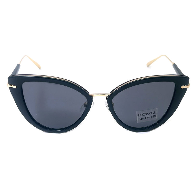 Premium Acetate Metal Sunglasses Fashion Sunglasses Butterfly Eyeshape-model BS022 ,OEM & ODM FEyeglasses Factory