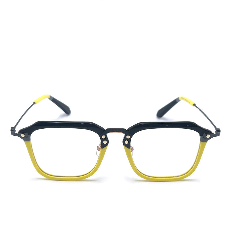 BD124 Customized Frame Color Acetate Metal Frames with 142mm Temple Length