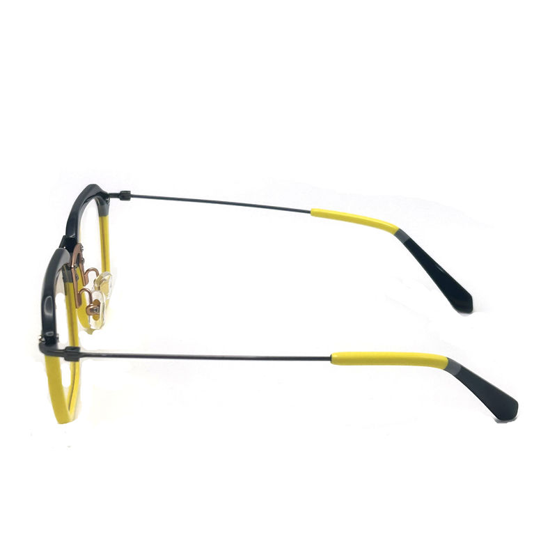 BD124 Customized Frame Color Acetate Metal Frames with 142mm Temple Length