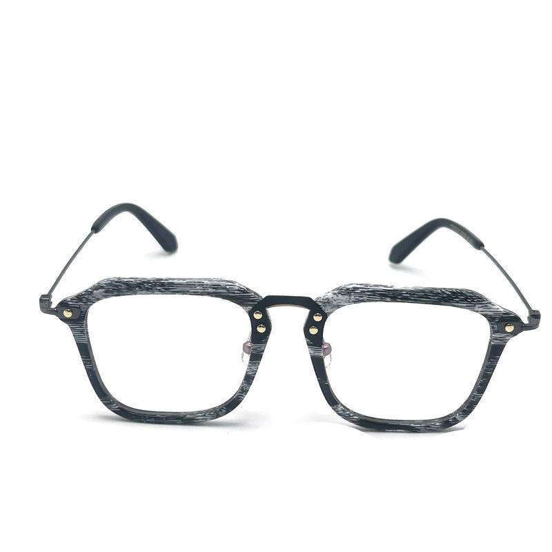 BD124 Customized Frame Color Acetate Metal Frames with 142mm Temple Length