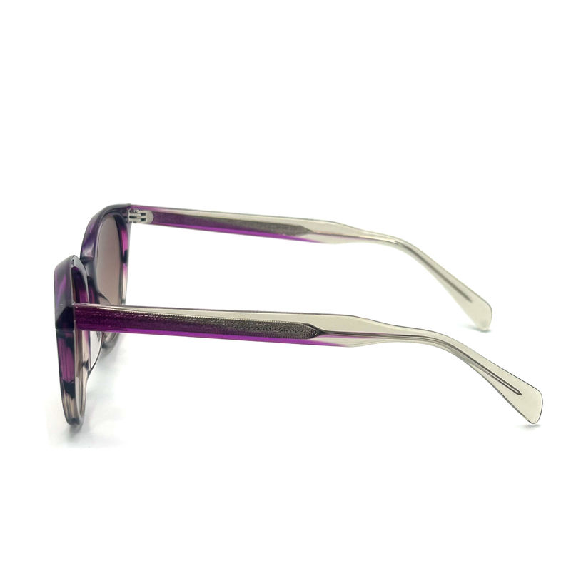 AS065 Acetate Frame Sunglasses featuring CR 39 lens material for fashionable UV protection