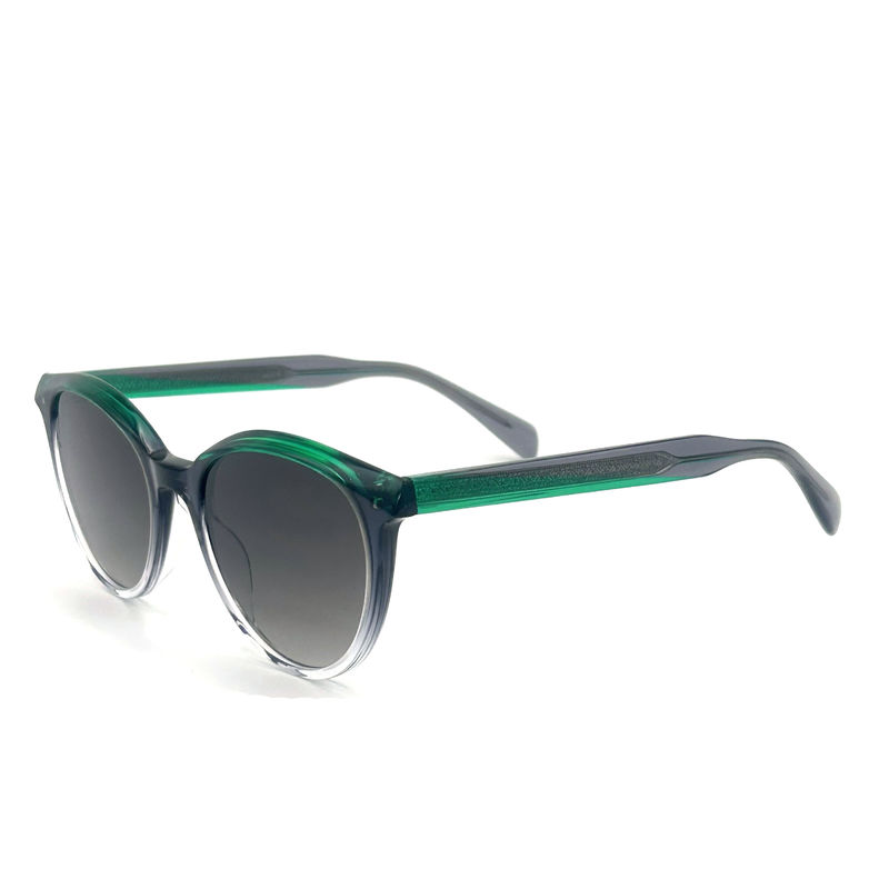 AS065 Acetate Frame Sunglasses featuring CR 39 lens material for fashionable UV protection