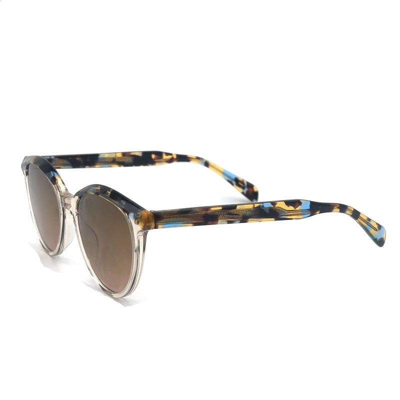 AS065 Acetate Frame Sunglasses featuring CR 39 lens material for fashionable UV protection