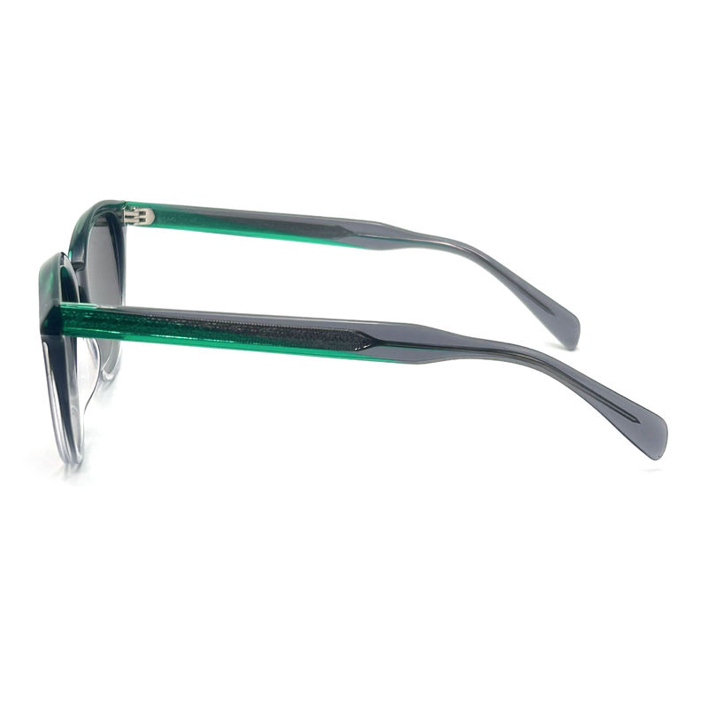 AS065 Acetate Frame Sunglasses featuring CR 39 lens material for fashionable UV protection