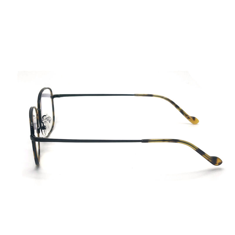 BD020T Vintage Style Square Acetate Metal Frames for a Sophisticated Look