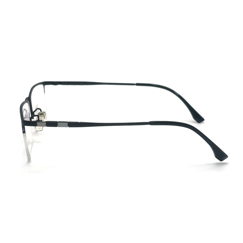 TD038  Semi-rimless Titanium Frame for Men - Perfect Balance of Style and Function