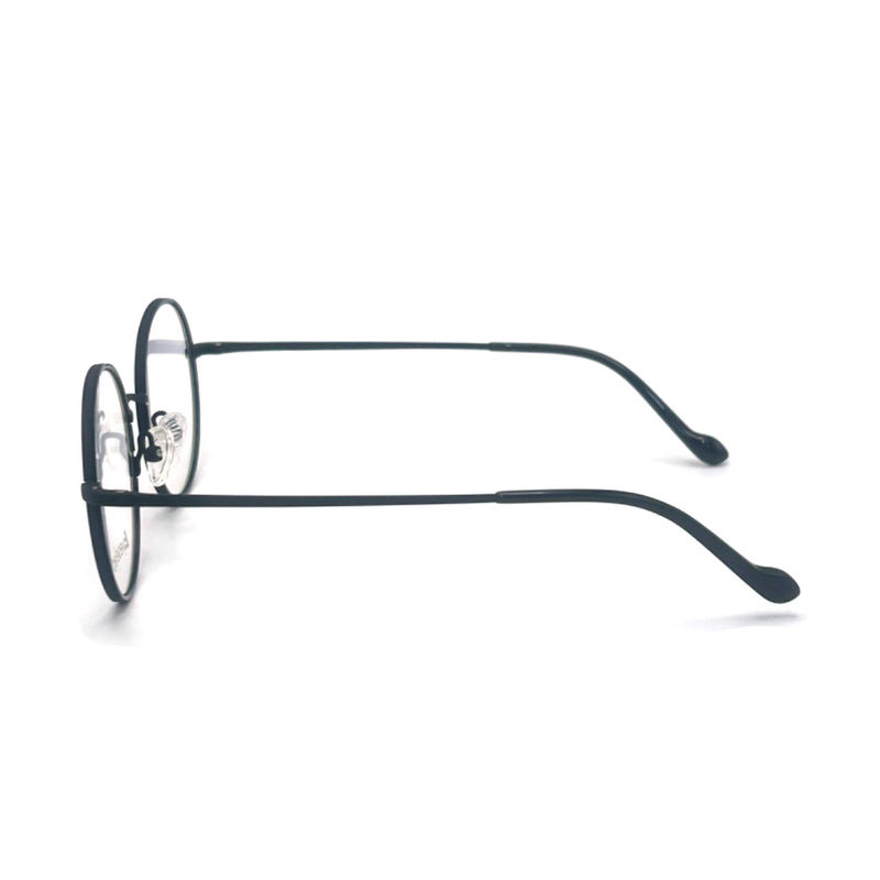 TD054 Round Titanium Frame with Adjustable Nose Pads Size 52-19-145