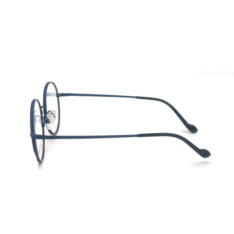 TD054 Round Titanium Frame with Adjustable Nose Pads Size 52-19-145