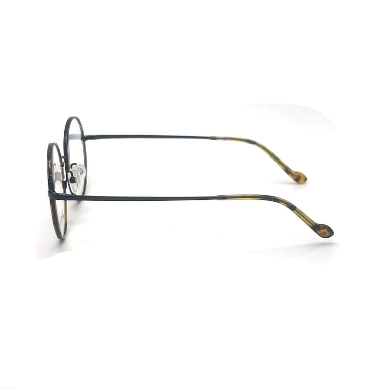 TD054 Round Titanium Frame with Adjustable Nose Pads Size 52-19-145