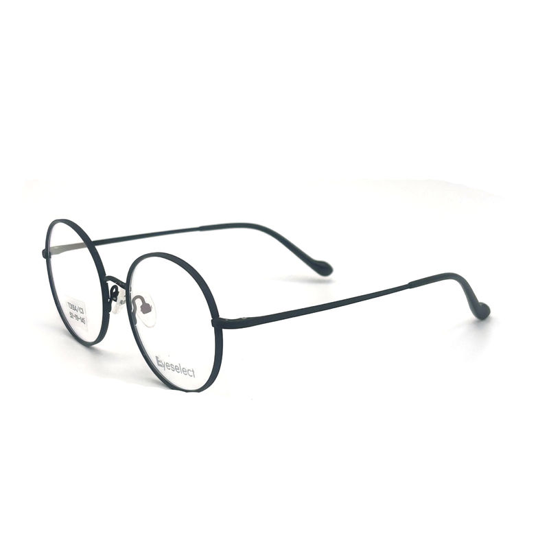 TD054 Round Titanium Frame with Adjustable Nose Pads Size 52-19-145