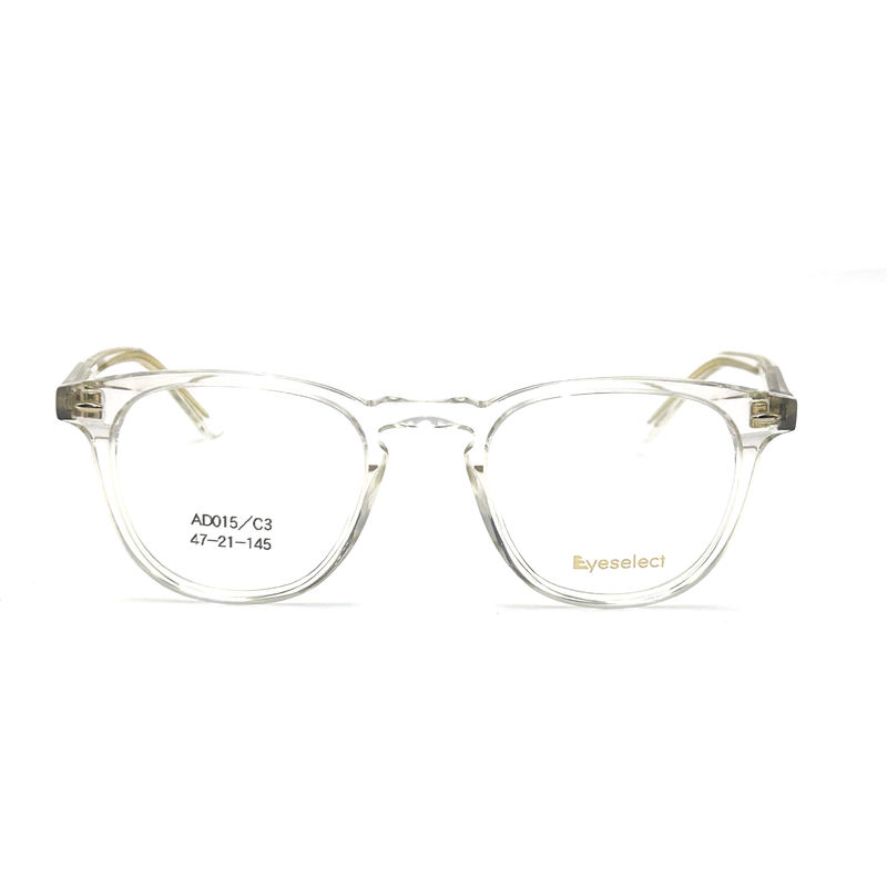 AD015 Round Acetate Optical Frame with Customized Features for Fashion Forward Looks
