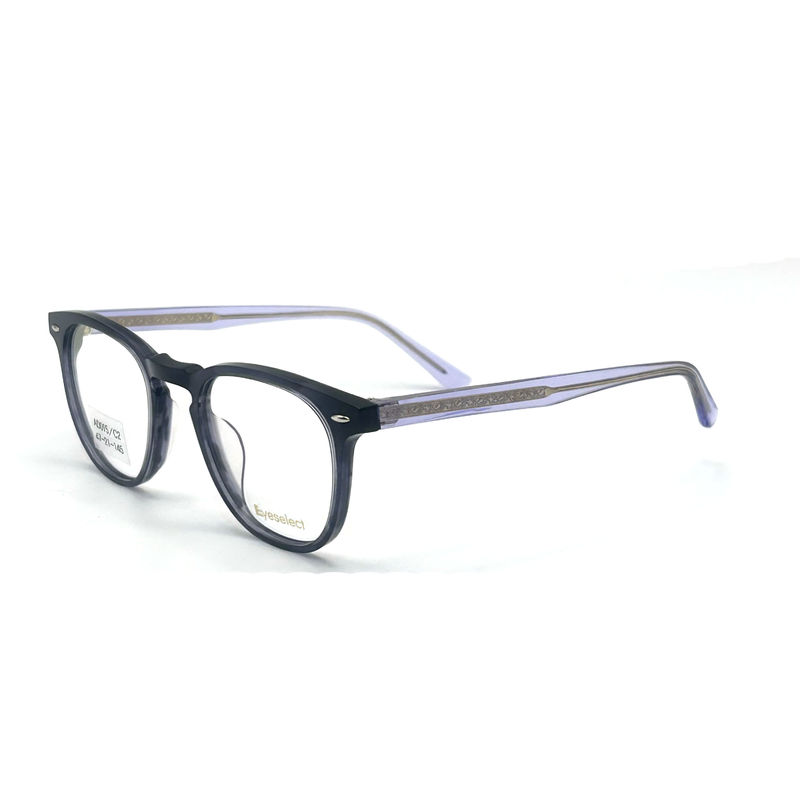 AD015 Round Acetate Optical Frame with Customized Features for Fashion Forward Looks