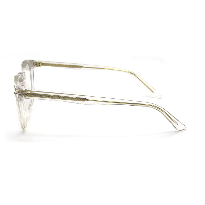 AD015 Round Acetate Optical Frame with Customized Features for Fashion Forward Looks