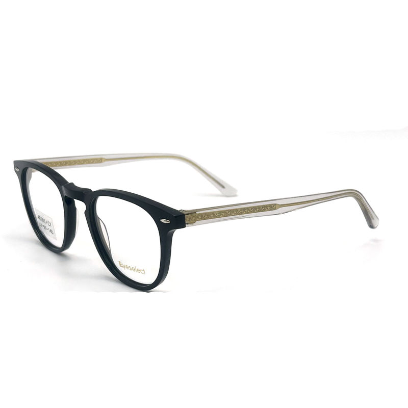 AD015 Round Acetate Optical Frame with Customized Features for Fashion Forward Looks