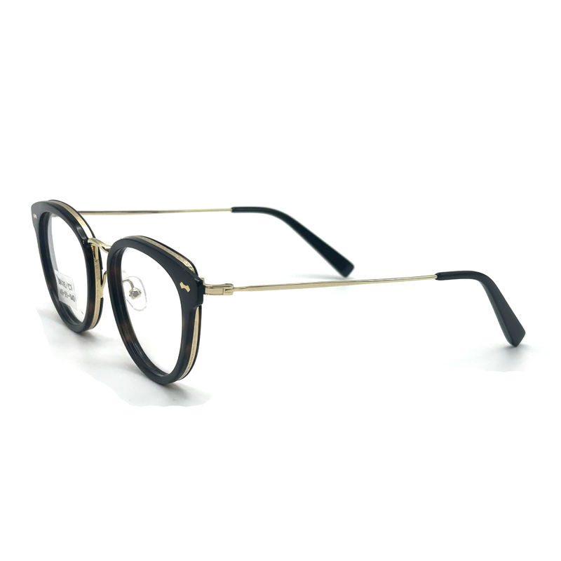 BD116 Custom Acetate Metal Frames with Full-frame Design - Various Colors