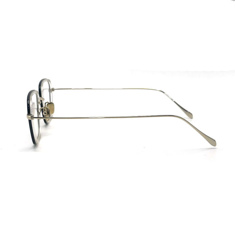 BD103 Custom Frame Color Square Acetate Metal Frames - Premium Quality