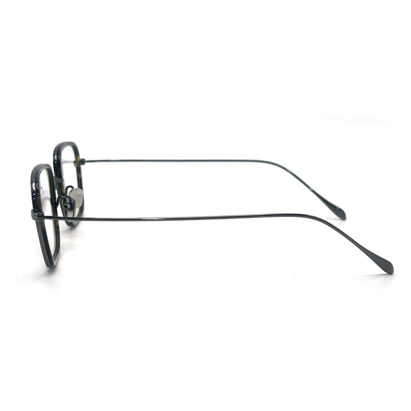 BD103 Custom Frame Color Square Acetate Metal Frames - Premium Quality