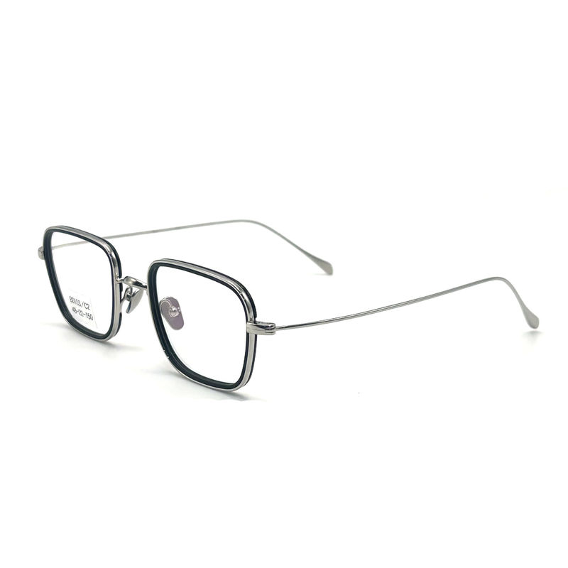 BD103 Custom Frame Color Square Acetate Metal Frames - Premium Quality