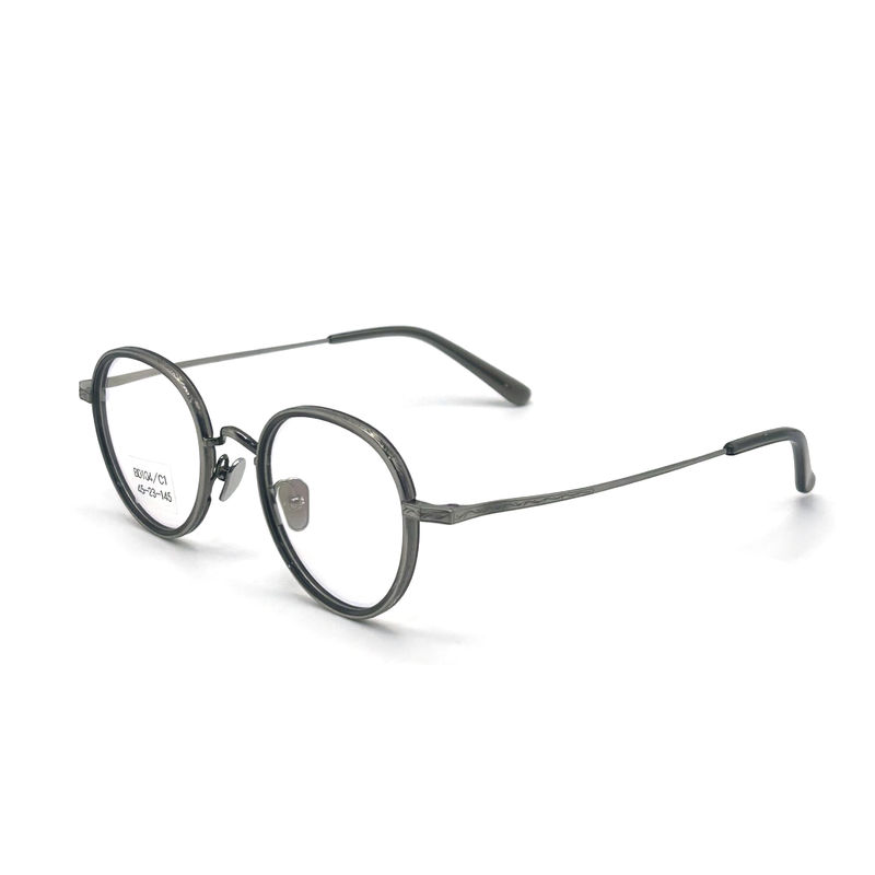 BD104 Vintage-Full-frame Acetate metal frames - Style Fashion Frame
