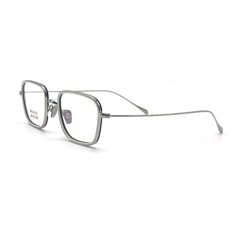 BD103 Custom Frame Color Square Acetate Metal Frames - Premium Quality