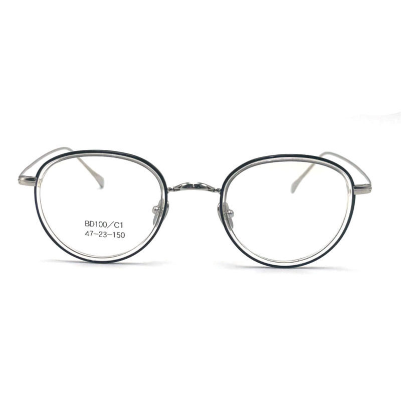 BD100 Fashionable Acetate Metal Frames with Customizable Colors for Business Buyers