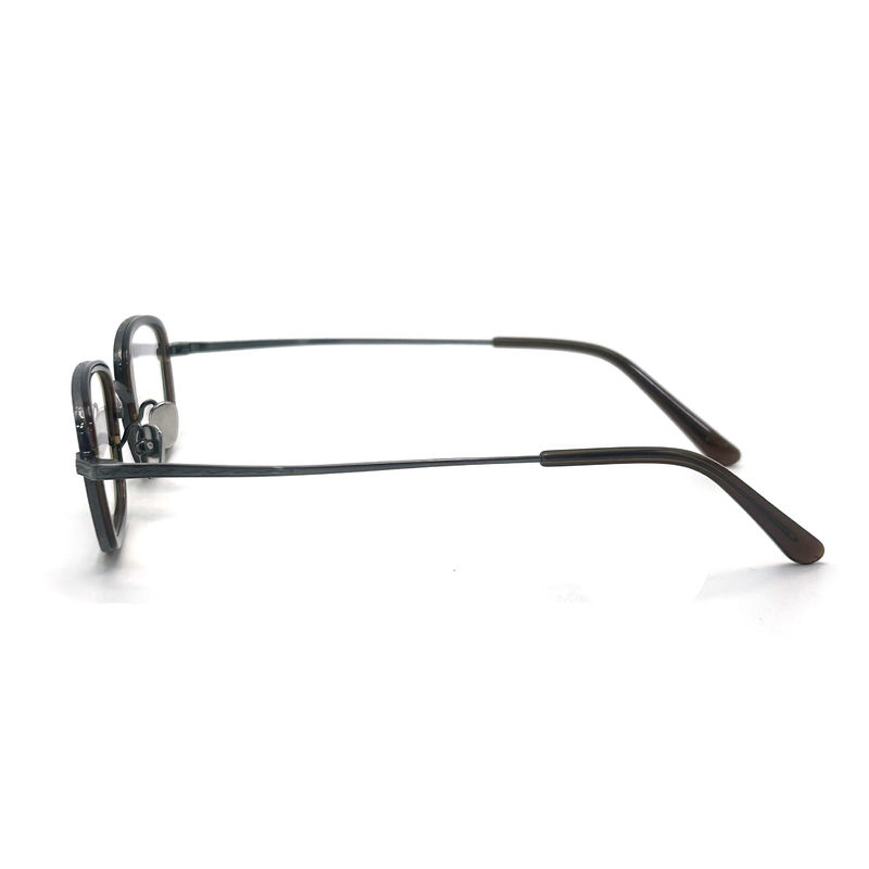 BD101 Customizable Frame Color Acetate Metal Frames - Rectangular Shape