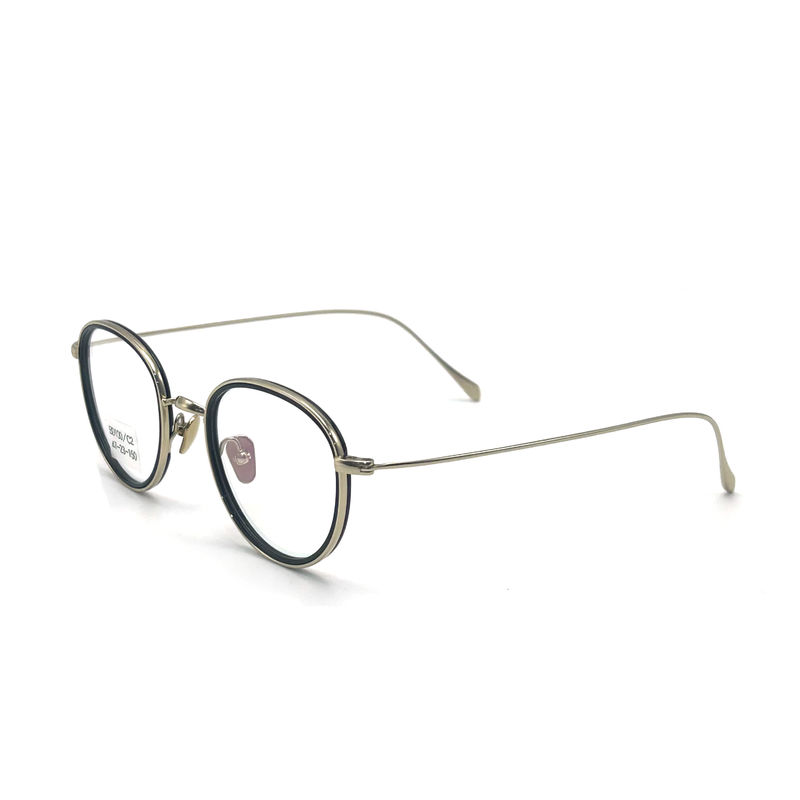 BD100 Fashionable Acetate Metal Frames with Customizable Colors for Business Buyers