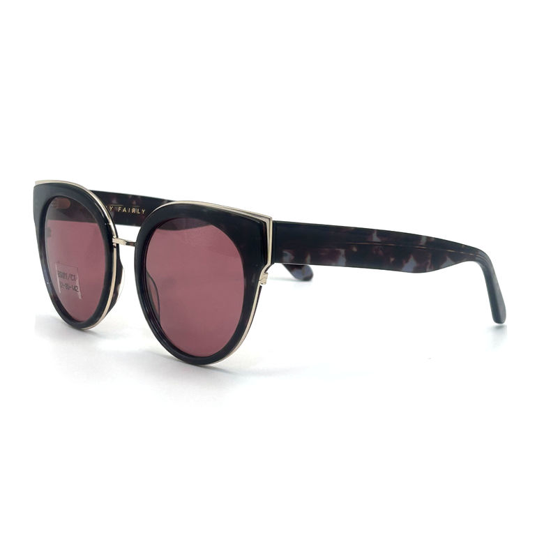 BS021 Acetate Metal Spectacles Available in Customized Frame Color