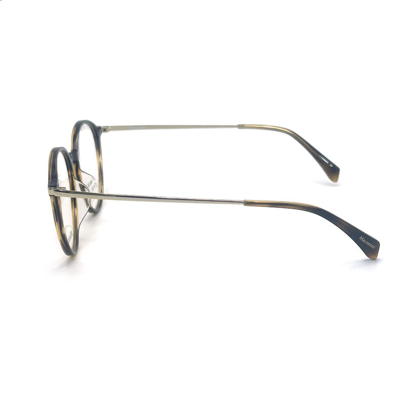 OPT SUN001 Acetate Optical Frame with high elasticity temples trendy Round Style Fashionable Look