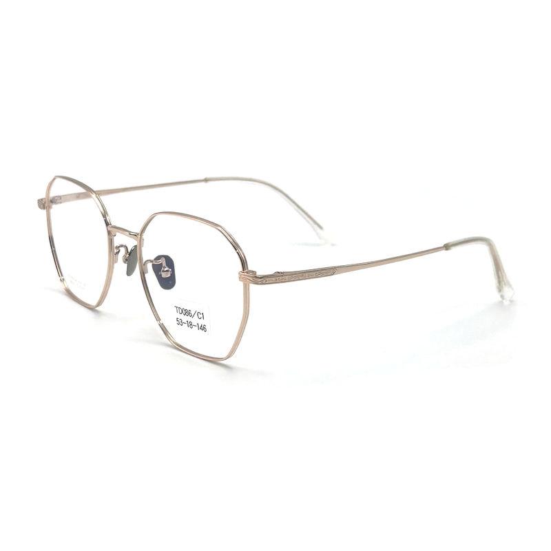 TD086 Titanium Optical Frames with Anti-Reflective Coating and Flexible Hinges - Perfect for Daily Use