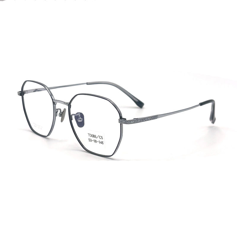 TD086 Titanium Optical Frames with Anti-Reflective Coating and Flexible Hinges - Perfect for Daily Use
