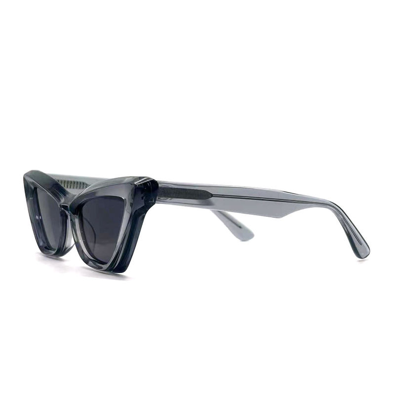 Acetate Sheet Butterfly Eye Shape Acetate Frame Sunglasses-model AS076 ,Customized /OEM Sunglasses Factory
