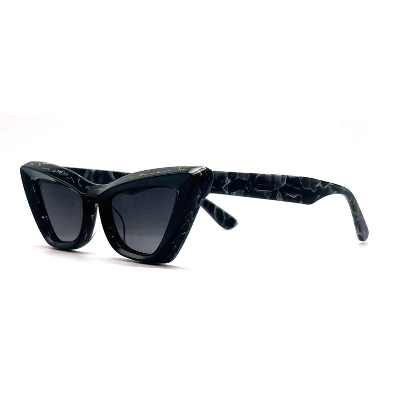 Acetate Sheet Butterfly Eye Shape Acetate Frame Sunglasses-model AS076 ,Customized /OEM Sunglasses Factory
