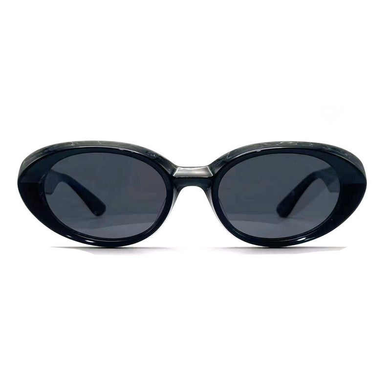 Acetate Frame Sunglasses Fashionable Oval Eye Shape and Classic Frame Style-model AS075,Sunglasses Manufactory OEM/ODM
