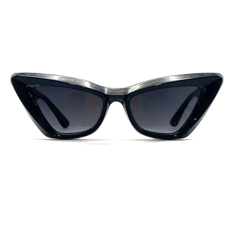Acetate Sheet Butterfly Eye Shape Acetate Frame Sunglasses-model AS076 ,Customized /OEM Sunglasses Factory