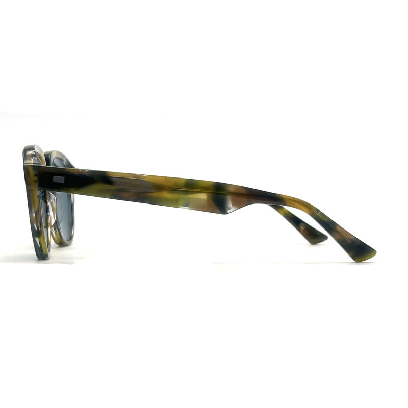 AS081 CR 39 Lens Material Acetate Frame Sunglasses for Pilots and Eye Shape